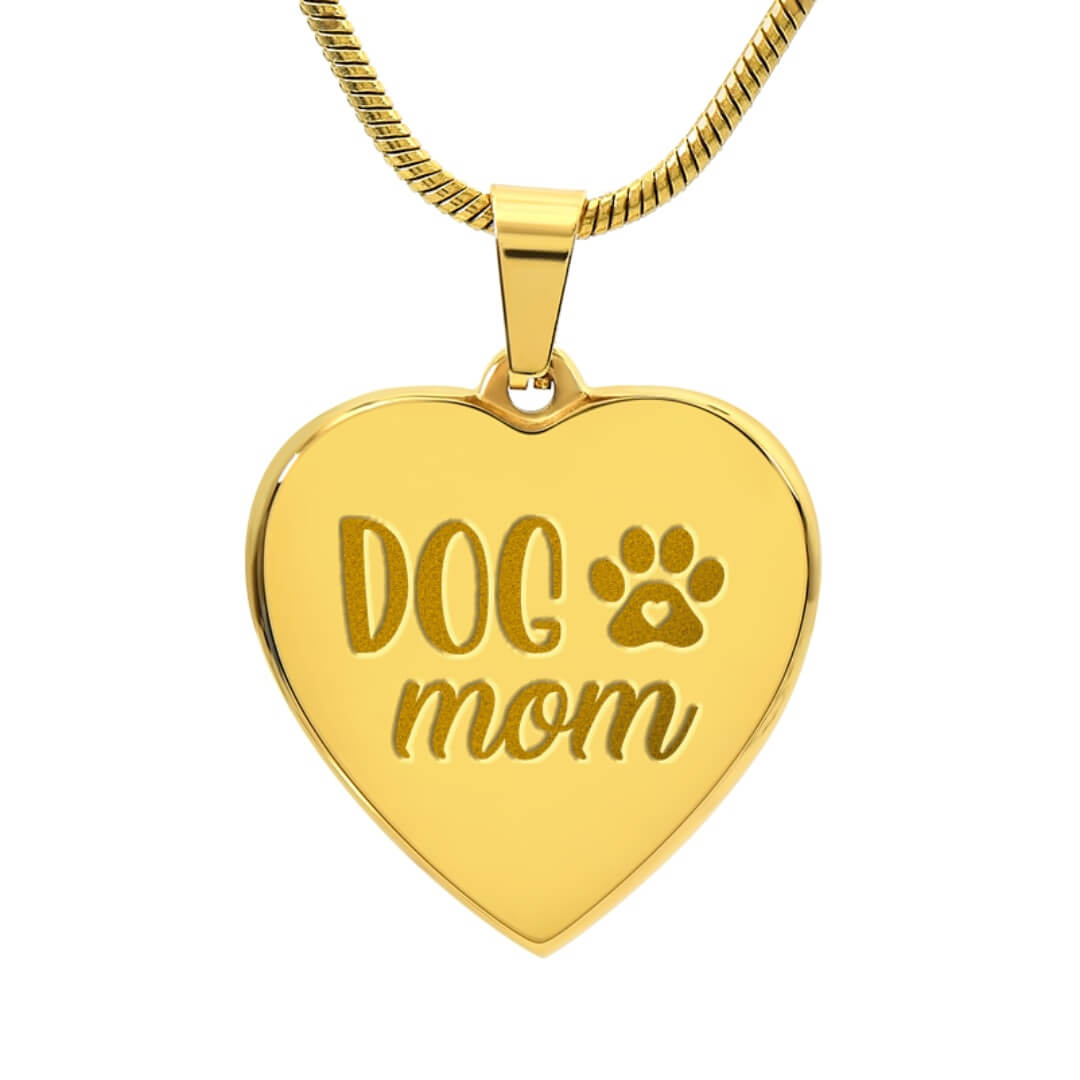 Herz-Halskette für alle Hundefreunde mit Gravur