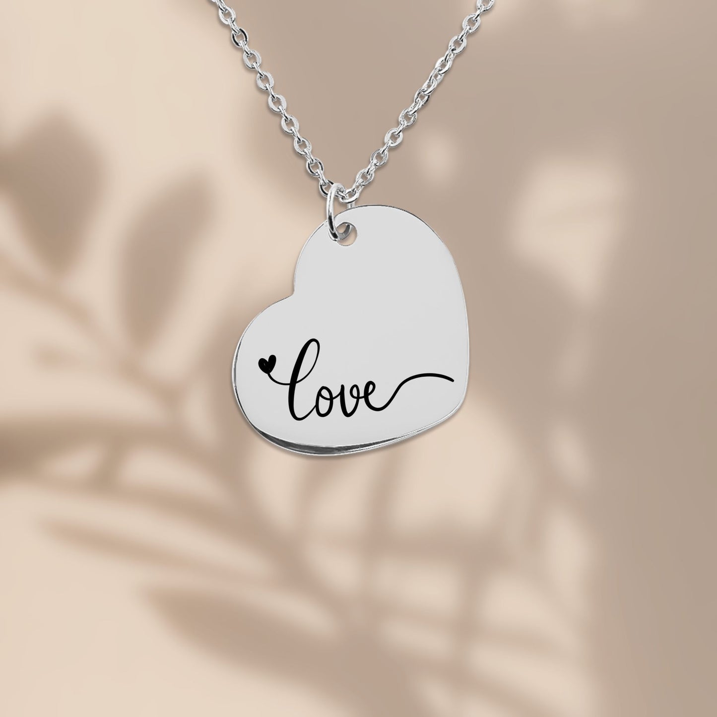 Personalisierbare Herz-Kette für Tochter