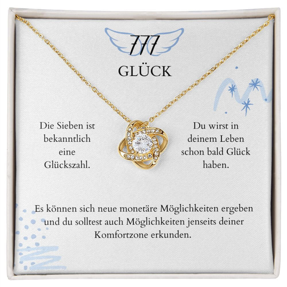Engelszahl 777 - Kette mit Botschaft deiner Engel