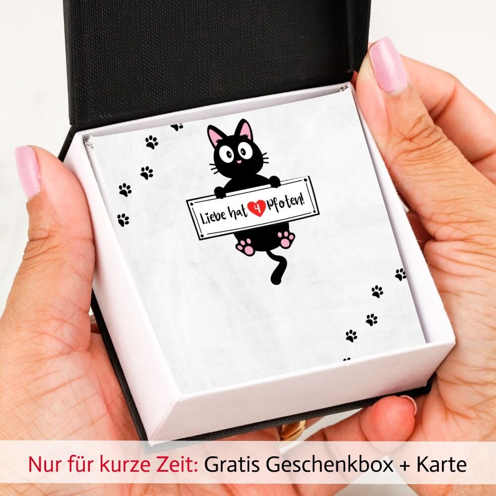 Elegantes Armband mit Herz-Anhänger und Foto deiner Katze!😻💖