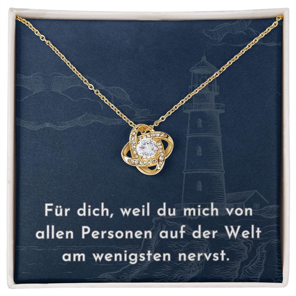 Norddeutsches Understatement- Kette mit Karte für deine Lieben