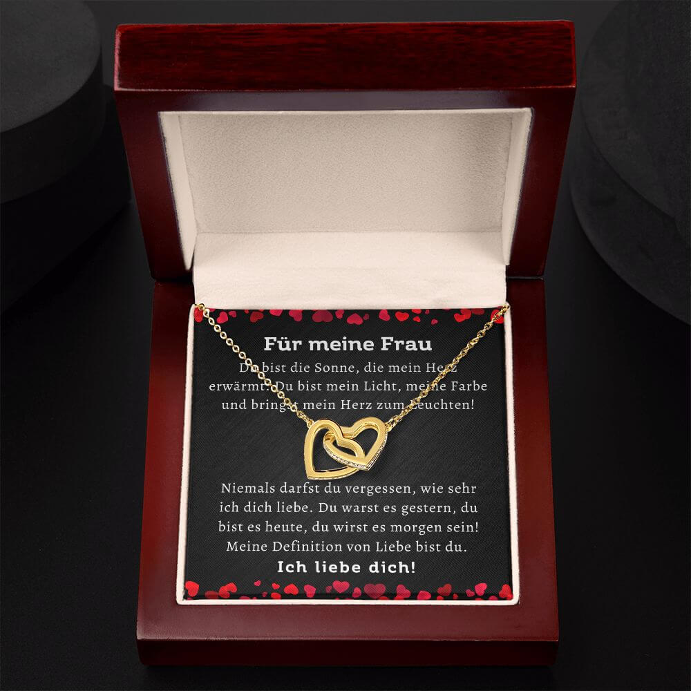 Kette mit eindrucksvoller Karte für deine Frau