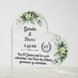 Personalisiertes Geschenk zur Eisernen Hochzeit