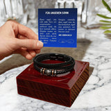 Geschenkset für deinen Sohn mit Armband, Karte und Geschenkbox