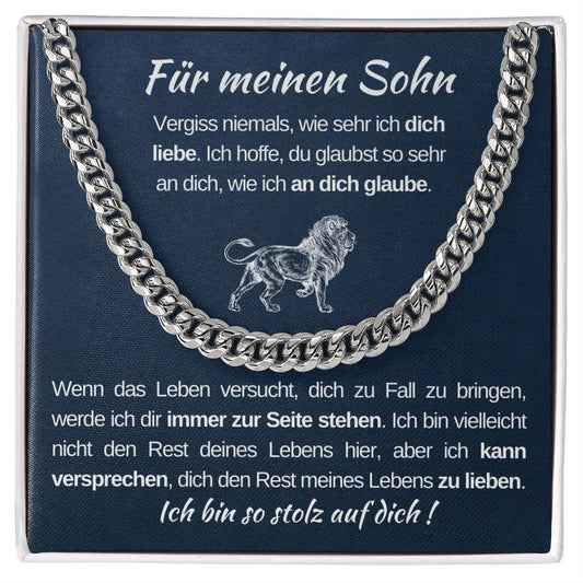 Kette für Sohn mit Karte