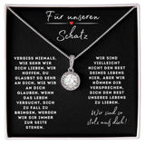 Kette für euren Schatz + Wunschkarte und Geschenkbox!