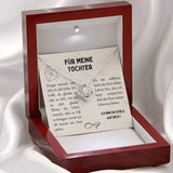 Kette mit Spruch in Geschenkbox verpackt für deine Tochter/ Geschenkidee für Tochter/Karte für Tochter/ Halskette für Tochter/Geburtstag