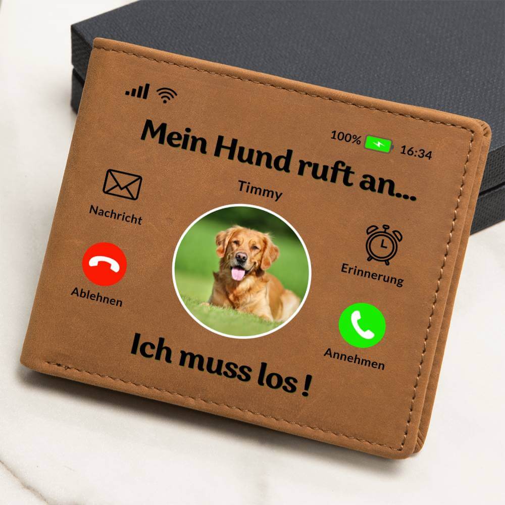 Personalisierte Geldbörse für alle Hundefreunde