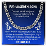 Coole Kette für Sohn inklusive Karte und Geschenkbox