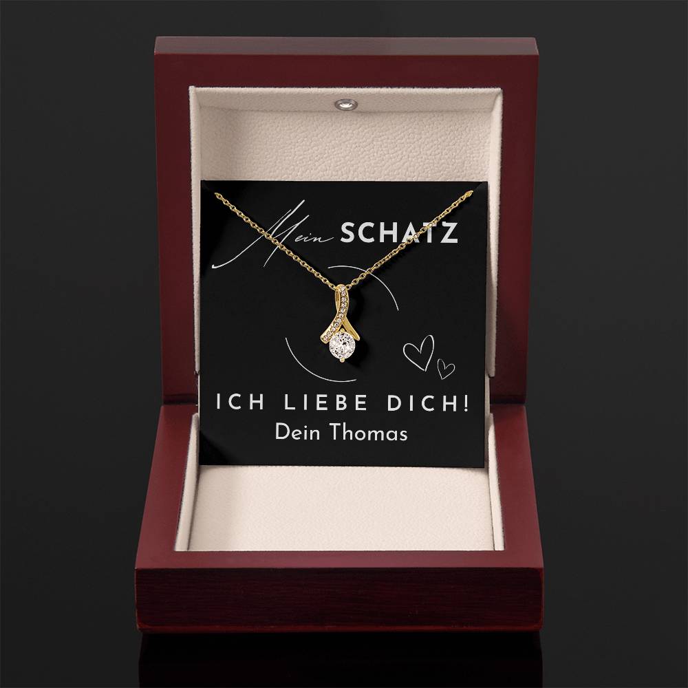 Geschenkbox "Ich liebe dich" mit Absender