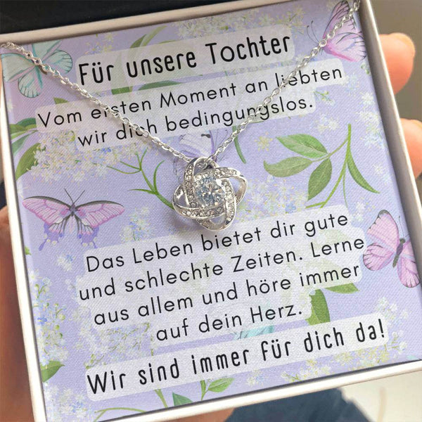 Kette für deine Tochter + Wunschkarte und Geschenkbox!