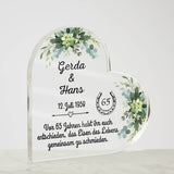 Personalisiertes Geschenk zur Eisernen Hochzeit