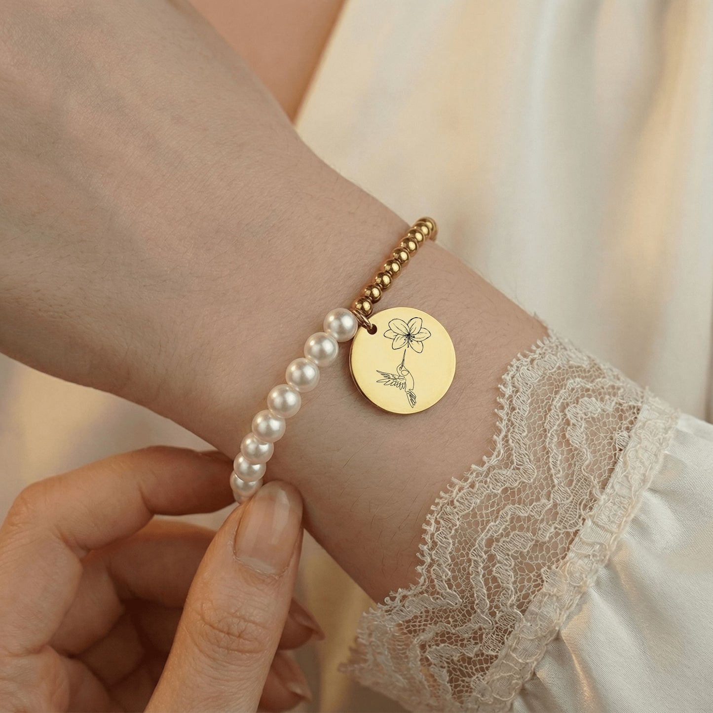 Edles Perlen-Armband für deine Tochter