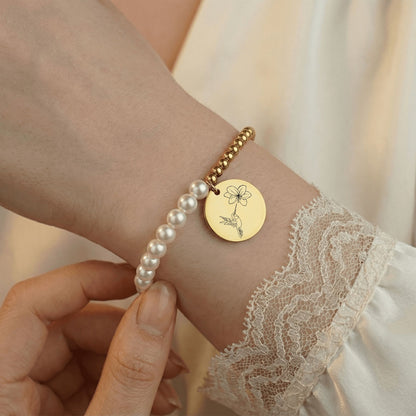 Edles Perlen-Armband für deine Tochter