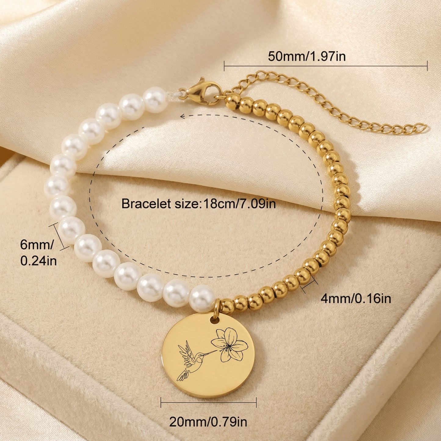 Edles Perlen-Armband für deine Tochter