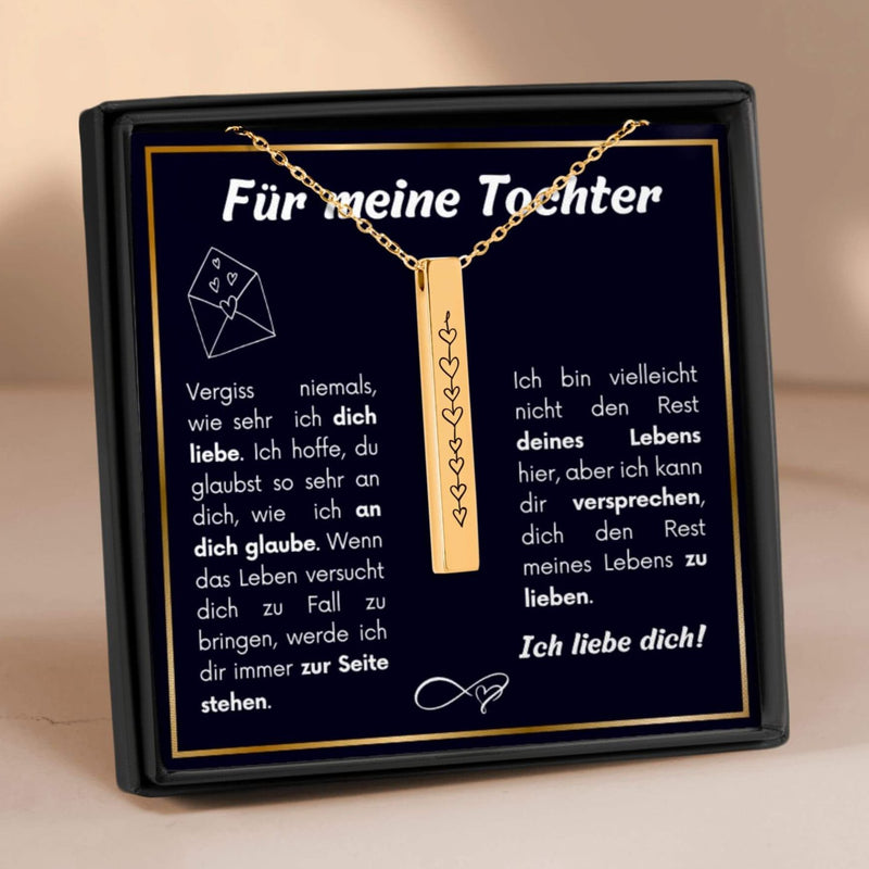 Geschenk für Tochter, Halskette für Tochter, Mutter Tochter Schmuck, Tochter Geschenkidee, personalisierte Halskette, gravierte Kette, Schmuck mit Botschaft, Geschenk mit Gravur, Tochter Geburtstag Geschenk, Mutter Tochter Geschenk,
Weihnachtsgeschenk für Tochter, Hochzeitstagsgeschenk für Tochter, liebevolle Botschaft Schmuck, Schmuck mit Gravur, Geschenk für besondere Anlässe, emotionale Geschenke, Tochter Schmuck Geschenk, edle Halskette Tochter, Geschenk für Tochter von Eltern, Schmuck für besondere Mom