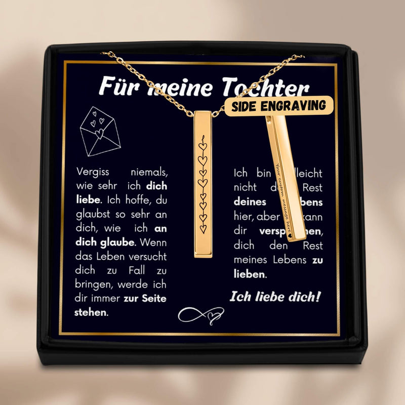 Geschenk für Tochter, Halskette für Tochter, Mutter Tochter Schmuck, Tochter Geschenkidee, personalisierte Halskette, gravierte Kette, Schmuck mit Botschaft, Geschenk mit Gravur, Tochter Geburtstag Geschenk, Mutter Tochter Geschenk,
Weihnachtsgeschenk für Tochter, Hochzeitstagsgeschenk für Tochter, liebevolle Botschaft Schmuck, Schmuck mit Gravur, Geschenk für besondere Anlässe, emotionale Geschenke, Tochter Schmuck Geschenk, edle Halskette Tochter, Geschenk für Tochter von Eltern, Schmuck für besondere Mom