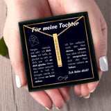 Geschenk für Tochter, Halskette für Tochter, Mutter Tochter Schmuck, Tochter Geschenkidee, personalisierte Halskette, gravierte Kette, Schmuck mit Botschaft, Geschenk mit Gravur, Tochter Geburtstag Geschenk, Mutter Tochter Geschenk,
Weihnachtsgeschenk für Tochter, Hochzeitstagsgeschenk für Tochter, liebevolle Botschaft Schmuck, Schmuck mit Gravur, Geschenk für besondere Anlässe, emotionale Geschenke, Tochter Schmuck Geschenk, edle Halskette Tochter, Geschenk für Tochter von Eltern, Schmuck für besondere Mom