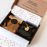 Halskette für Frau, Halskette für Schatz, Geschenk Jahrestag, Geschenkidee für Frau, forever in love, Herzkette mit Karte für  Frau 