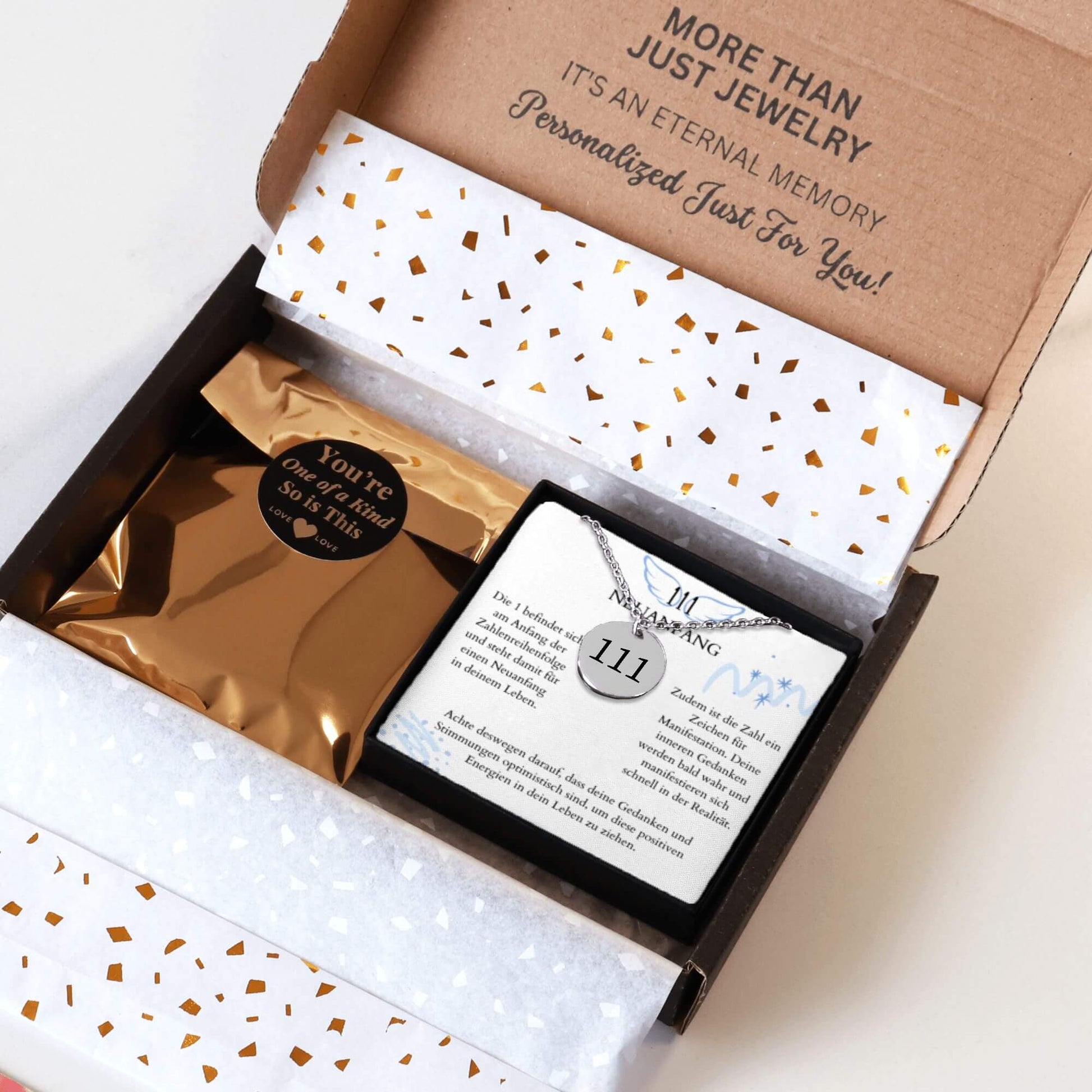 Engelszahl 111 Halskette