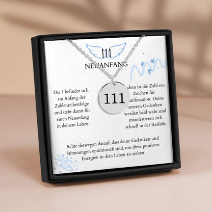 Engelszahl 111 Halskette