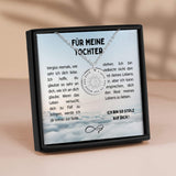 Tochter Geschenk von Mama, geschenk tochter von mama, kette tochter, an meine tochter, Geschenk zum Abitur, Geschenk zum Abschluss, Geschenk zum 20 Geburtstag, Geburtstagsgeschenk, geschenk von papa für tochter, Karte für Tochter, Halskette Tochter