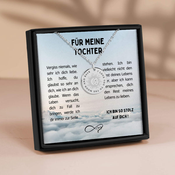 Tochter Geschenk von Mama, geschenk tochter von mama, kette tochter, an meine tochter, Geschenk zum Abitur, Geschenk zum Abschluss, Geschenk zum 20 Geburtstag, Geburtstagsgeschenk, geschenk von papa für tochter, Karte für Tochter, Halskette Tochter