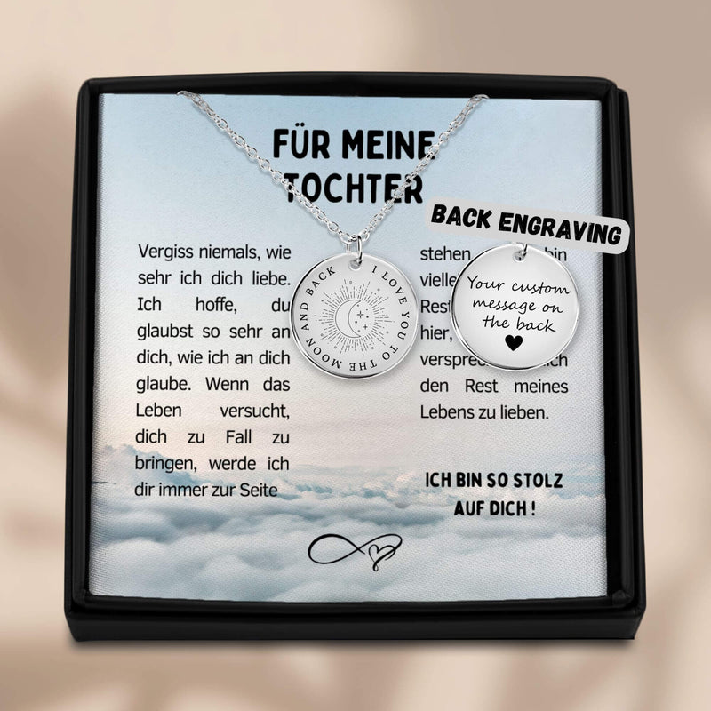 Tochter Geschenk von Mama, geschenk tochter von mama, kette tochter, an meine tochter, Geschenk zum Abitur, Geschenk zum Abschluss, Geschenk zum 20 Geburtstag, Geburtstagsgeschenk, geschenk von papa für tochter, Karte für Tochter, Halskette Tochter