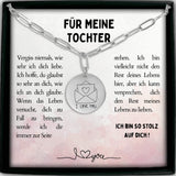 Tochter Geschenk von Mama, geschenk tochter von mama, kette tochter, an meine tochter, Geschenk zum Abitur, Geschenk zum Abschluss, Geschenk zum 20 Geburtstag, Geburtstagsgeschenk, geschenk von papa für tochter, Karte für Tochter, Halskette Tochter