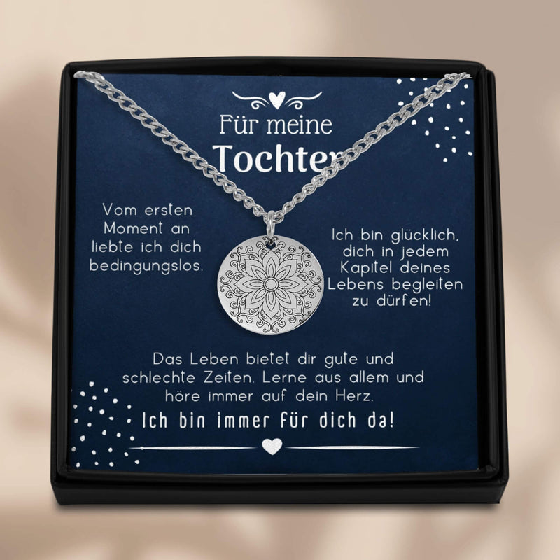 Tochter Geschenk von Mama, geschenk tochter von mama, kette tochter, an meine tochter, Geschenk zum Abitur, Geschenk zum Abschluss, Geschenk zum 20 Geburtstag, Geburtstagsgeschenk, geschenk von papa für tochter, Karte für Tochter, Halskette Tochter