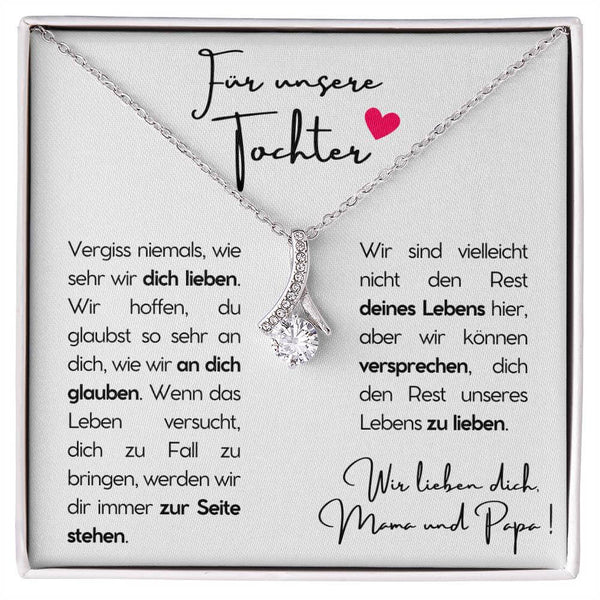 Kette für eure Tochter + Karte & Geschenkbox