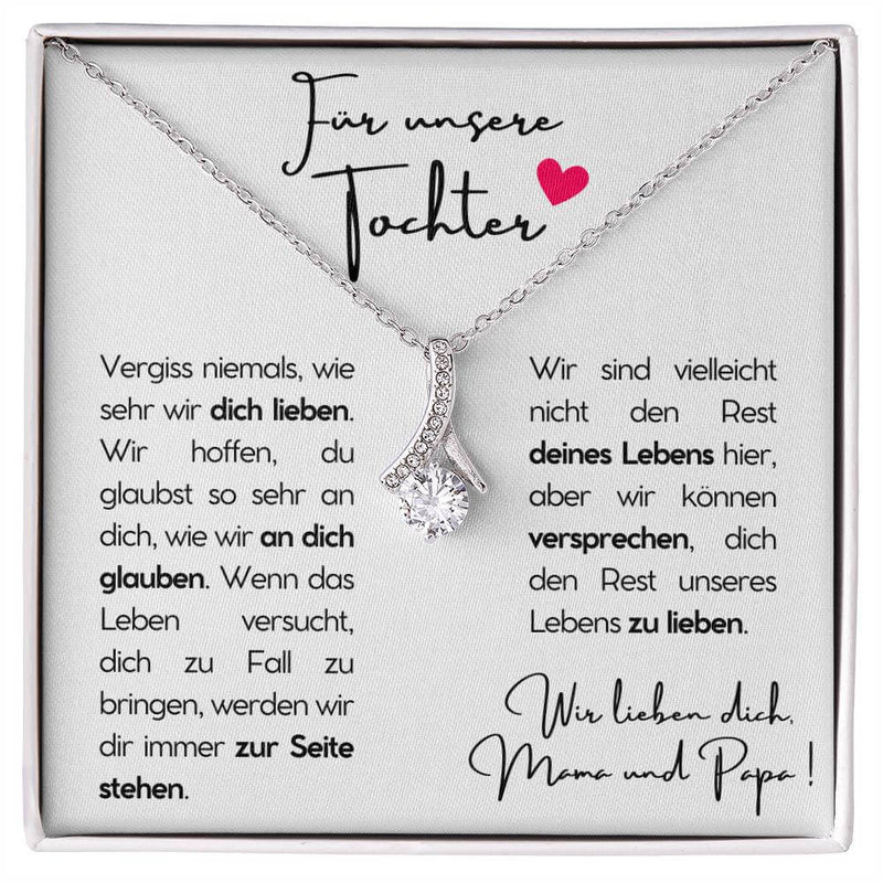 Kette für eure Tochter + Karte & Geschenkbox