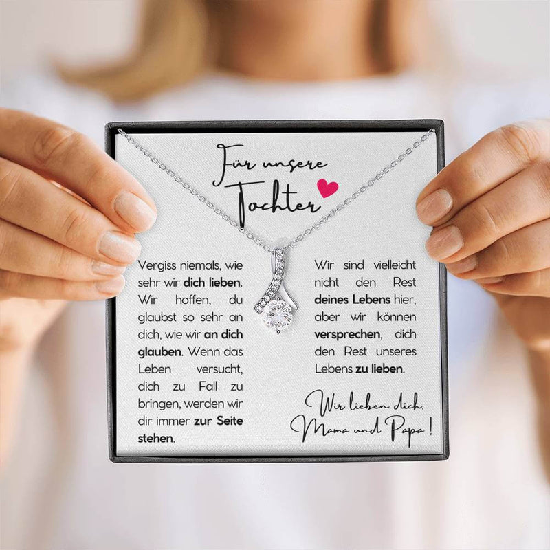 Kette für eure Tochter + Karte & Geschenkbox