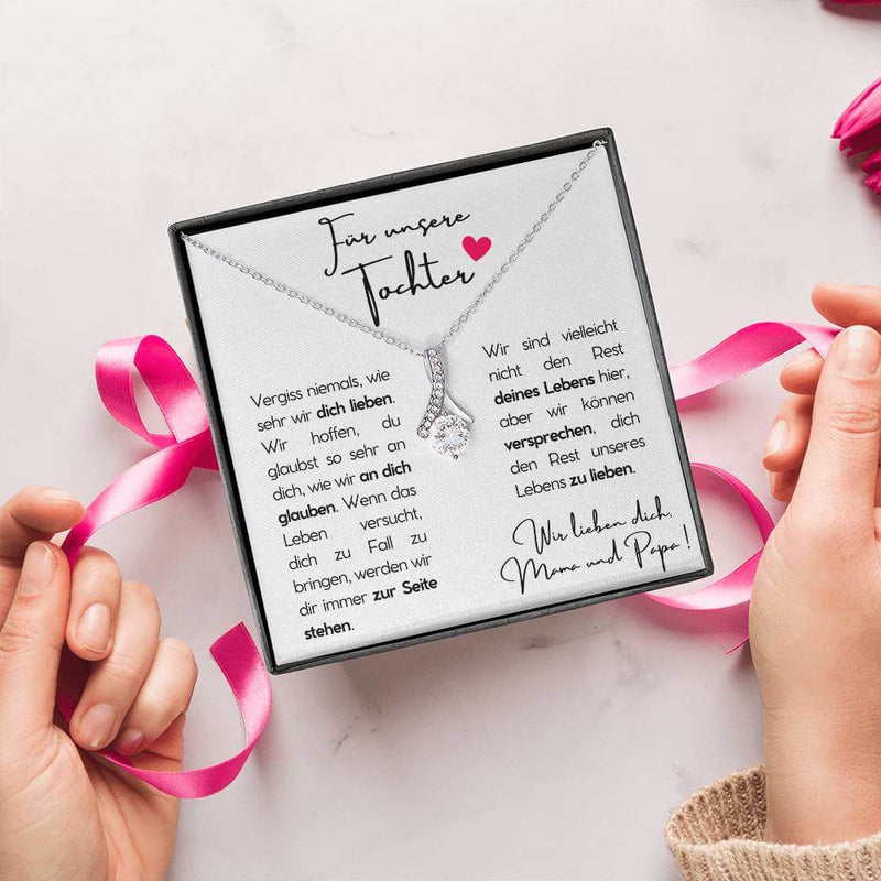 Kette für eure Tochter + Karte & Geschenkbox