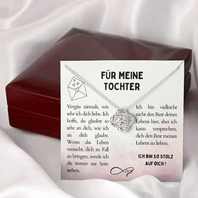 Geschenkset mit Kette und Ohrsteckern für deine Tochter + Karte!