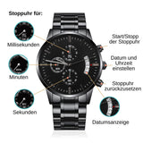 Chronograf-Armbanduhr für deinen Mann mit Karte und Spruch