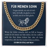 Kette für deinen Sohn mit Karte und Geschenkbox