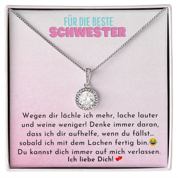 Kette - Für  die beste Schwester!