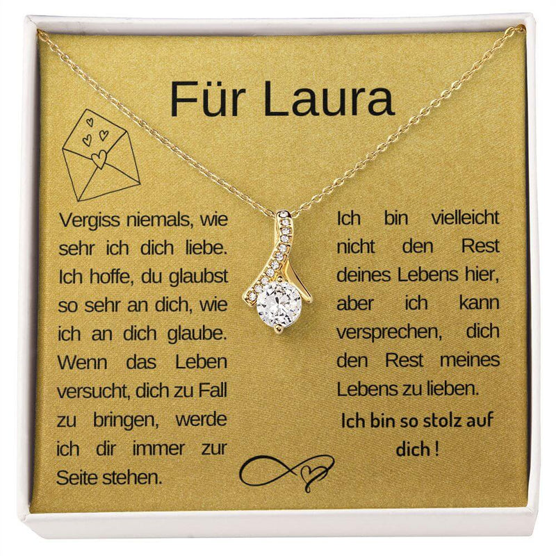 Halskette mit personalisierter Karte!