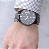 Chronograf-Armbanduhr für deinen Mann mit Karte und Spruch