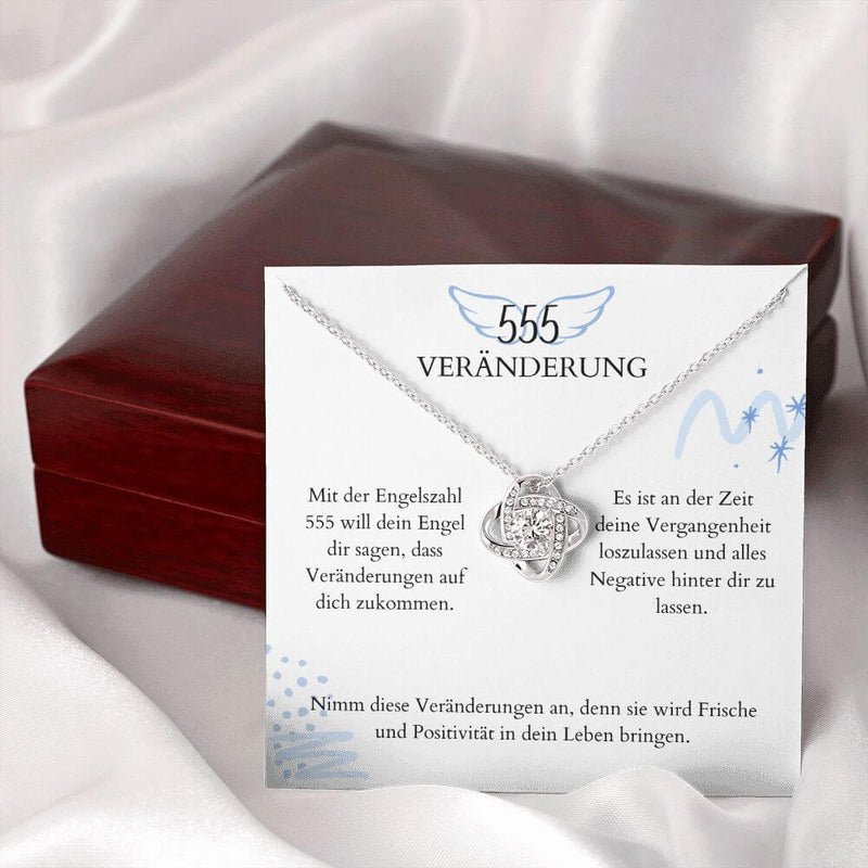 Engelszahl 555 - Kette mit Botschaft deiner Engel