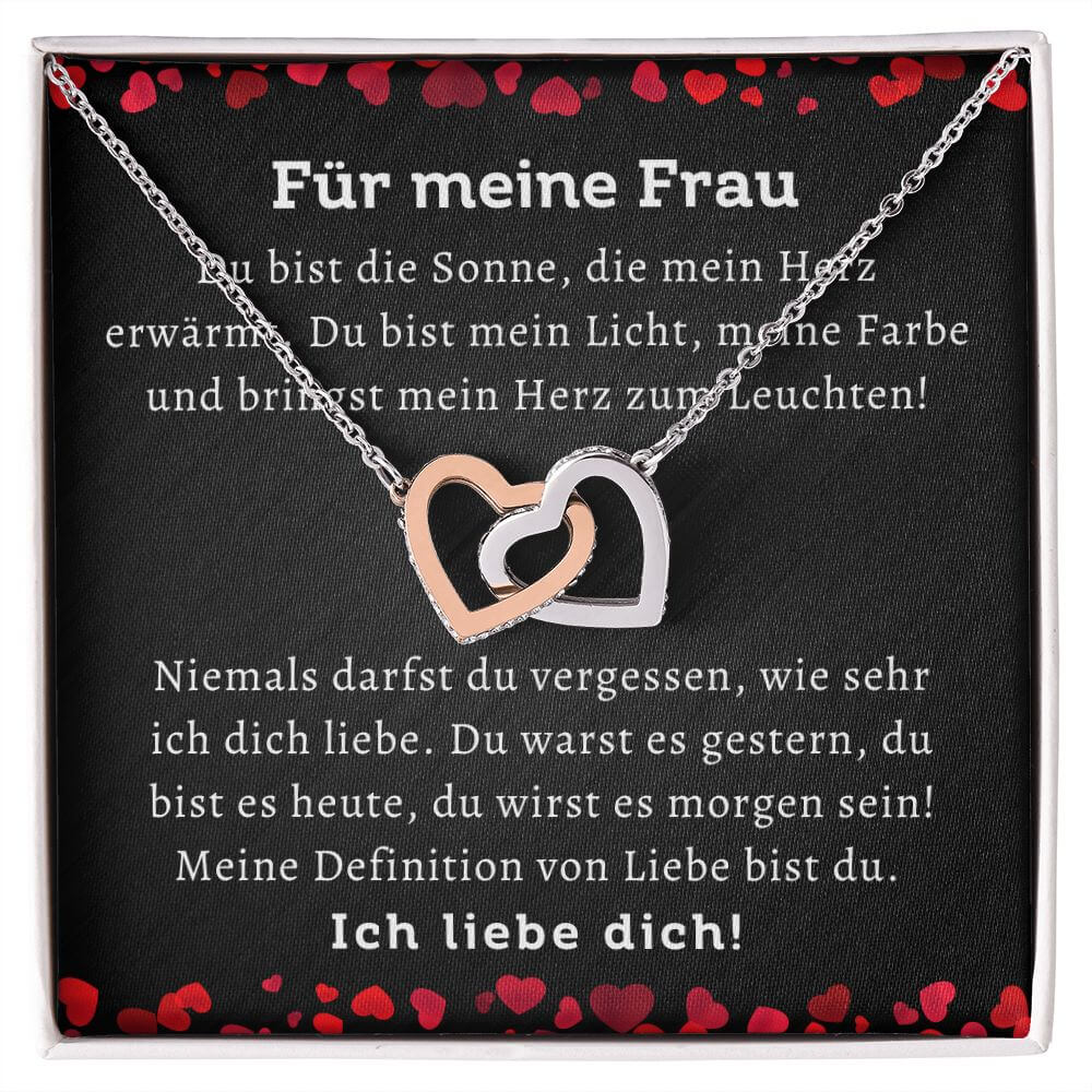 Kette mit eindrucksvoller Karte für deine Frau