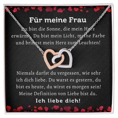 Kette mit eindrucksvoller Karte für deine Frau