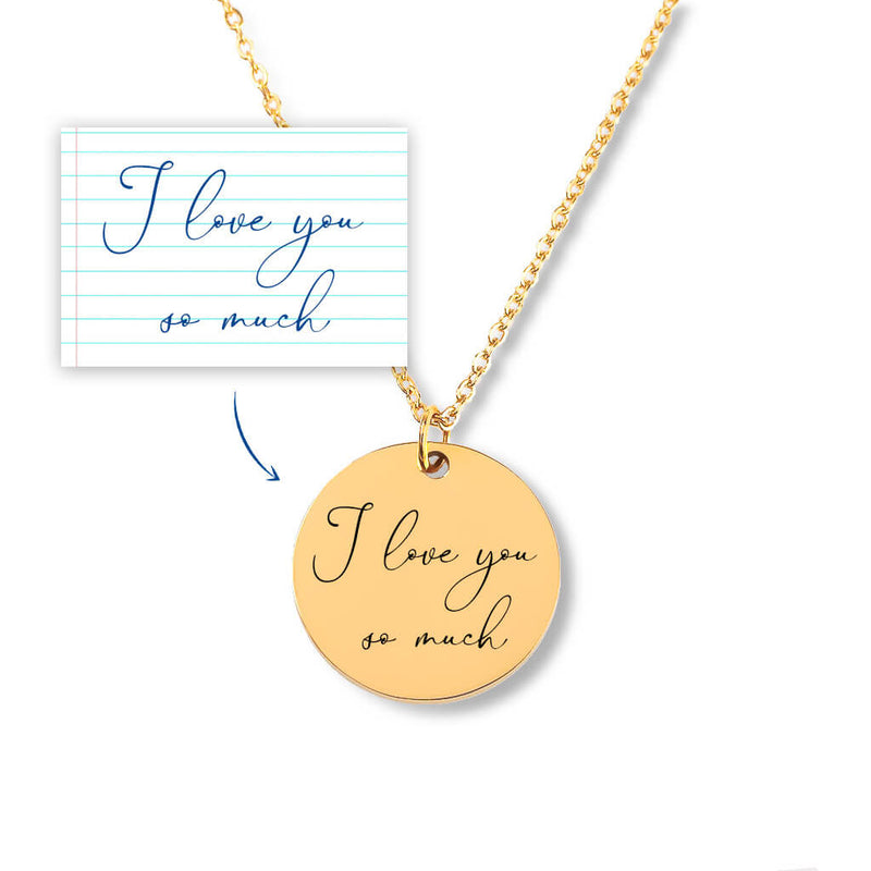 Personalisierbare Kette mit deiner Handschrift!